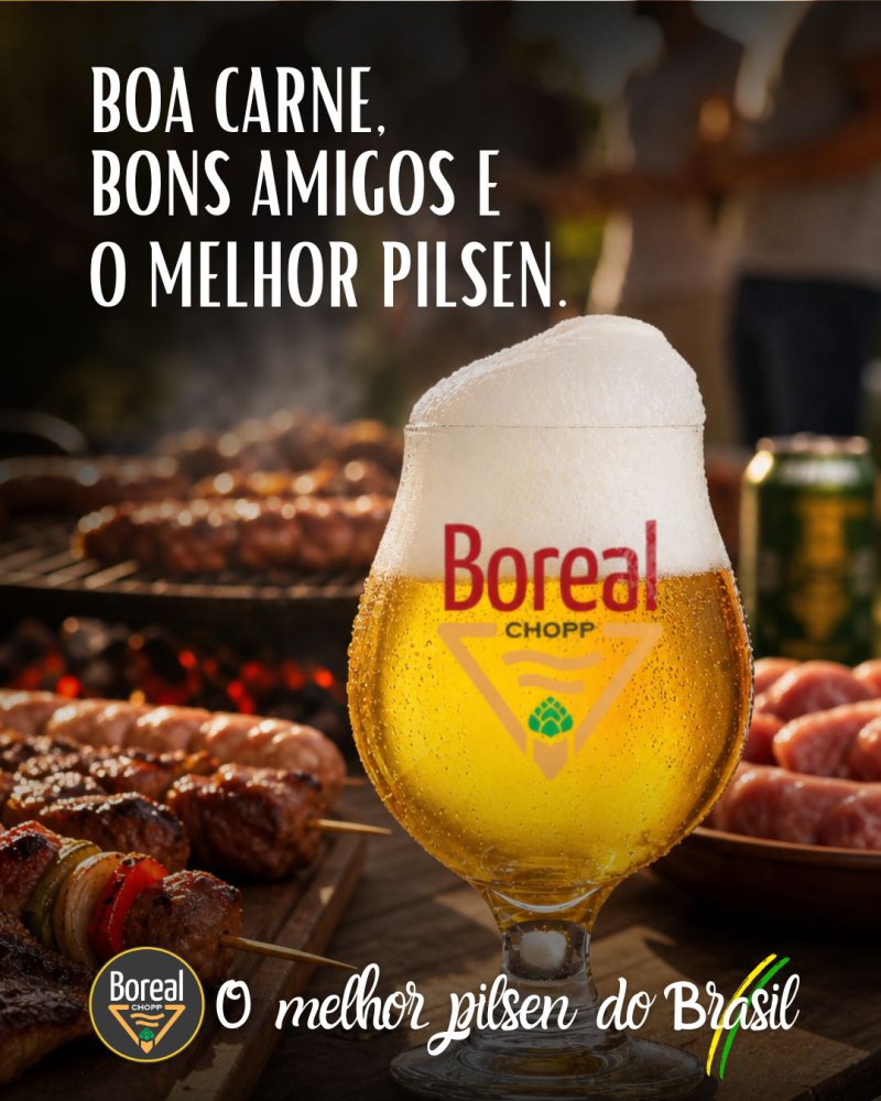 Boa carne, bons amigos e o melhor Pilsen