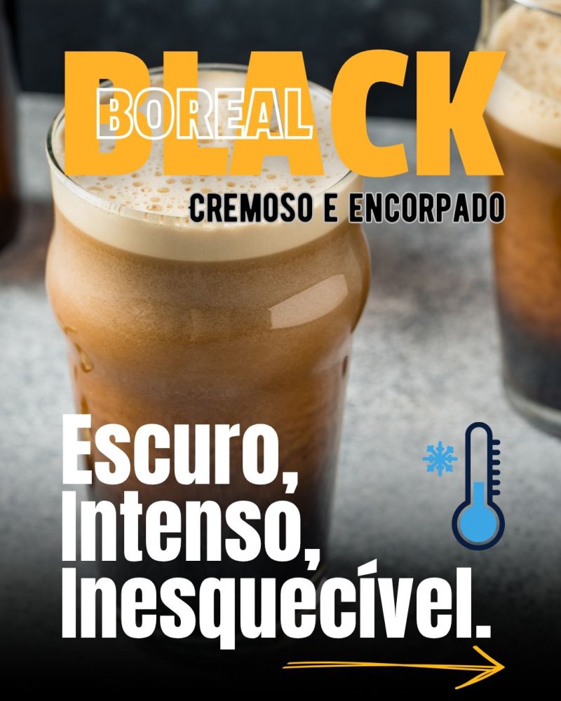 O Black Boreal entrega profundidade e personalidade em cada gole.