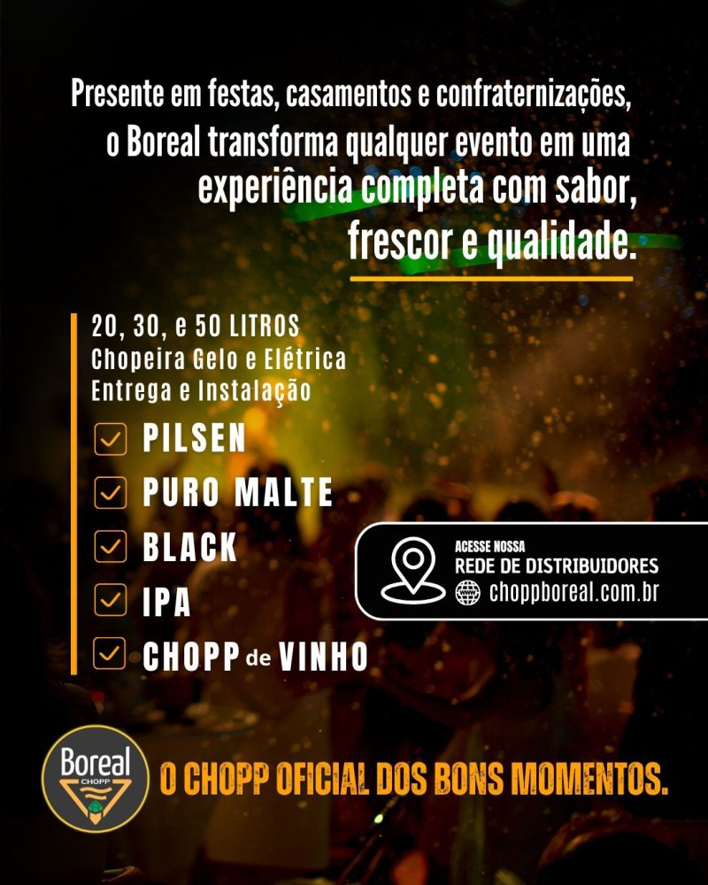 O chopp oficial dos bons momentos.